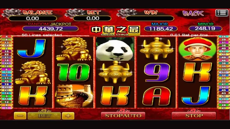 Great China Mega888 slot game