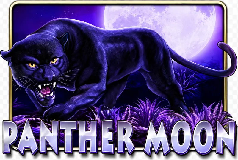 Panther Moon Mega888 slot game logo